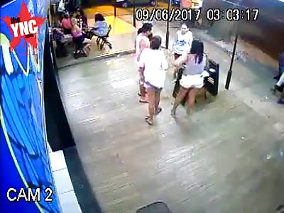 Man Stabs  his ex-wife with a Machete