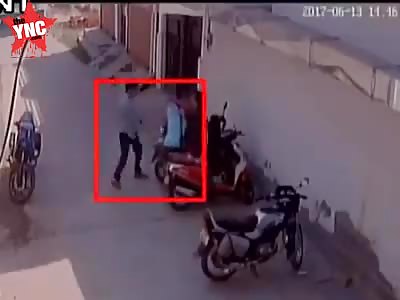 men beat and try to drag away woman after she refuses offer for sex