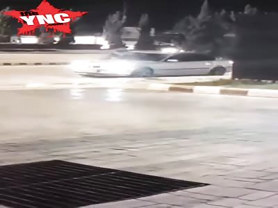 One punch knockout and a kick to the head.