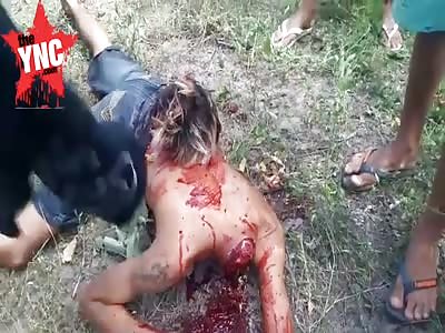 Thug had his head cut off