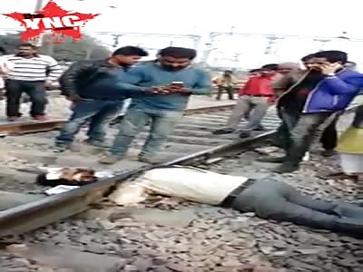 Man had his head cut off by a train
