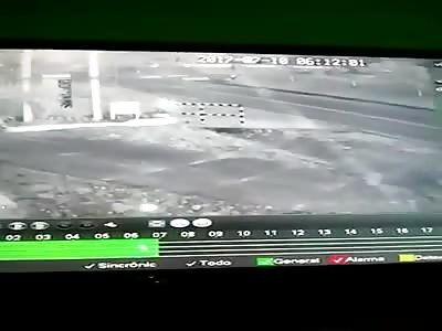 Motorcyclist sent flipping