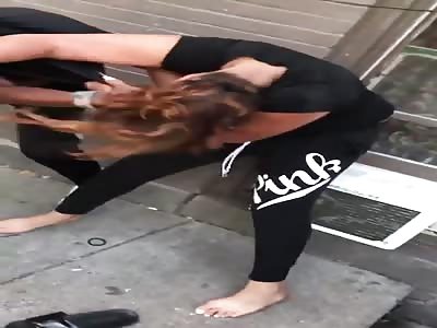 Girl goes into a seizure during fight