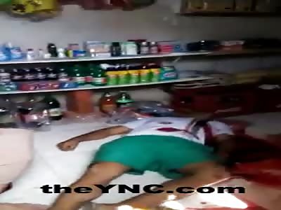 Man was shot dead in a store