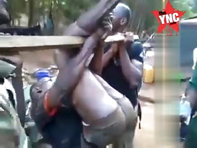 Thief Punished by Soldiers