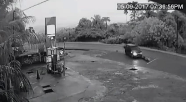 Car Runs Straight Over Motorcyclist Killing Him