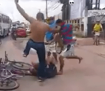 Thief Gets Brutally Beaten