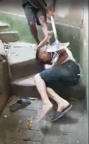 Kid Gets Brutally Beaten With Shovel and Length of Wood