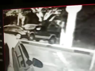 Brazilian Bitch Gets Run Over