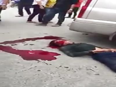 Biker Agonizes After Accident