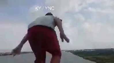 Suicide: Man Jumps off a Bridge on FB Live After Killing Ex Wife