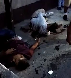 Man Agonizing With Head Split Open after Horrific Accident