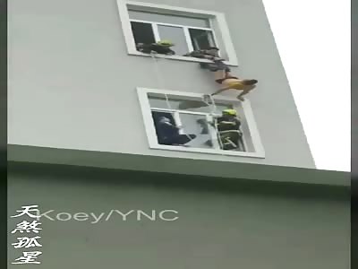 Suicidal Man Falls to His Death Despite Rescue Attempt