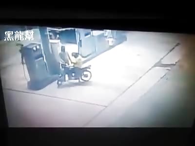 Biker Calmly Executed With Several Shots at a Gas Station