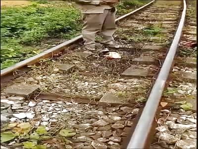Suicidal Man Got Decapitated on The Train Line