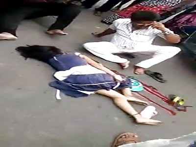 Woman Died in Brutal Accident in Kurnool