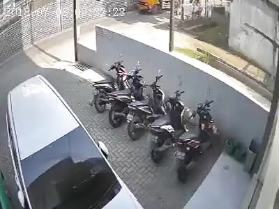 Biker Killed by Truck