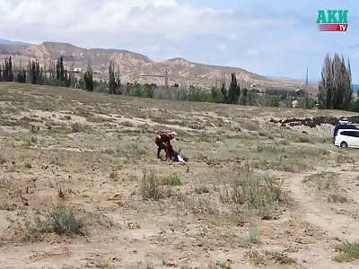 8 Year old Girl Gets Attacked by a Golden Eagle 