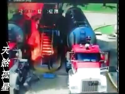 Tankers Explode in China