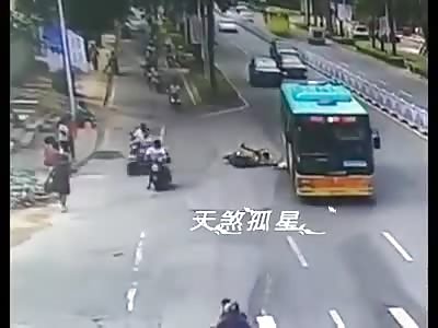 Another Biker Crushed Under the Bus + Aftermath