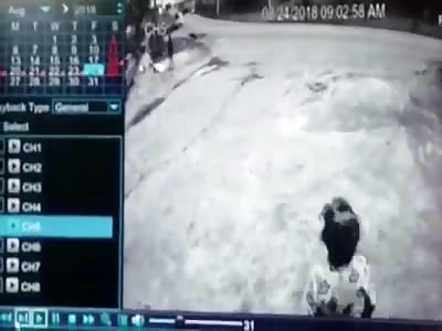 Man Killed When Generator Falls off a Truck