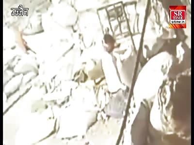 Clear View of Workers Hanging Suicide