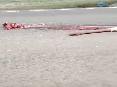 Accident In Krueng Raya, Indonesia (Better Quality)