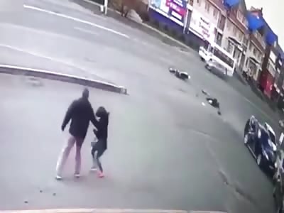 Biker Dies Instantly When He hits Car