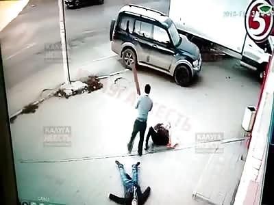 KO with a Wooden Plank in Russia