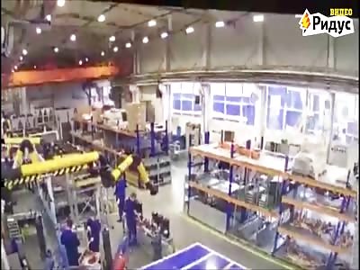 Factory Roof Collapses and Kills Workers