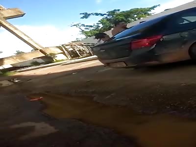 Taxi Driver Takes Shot While Breaking up Fight