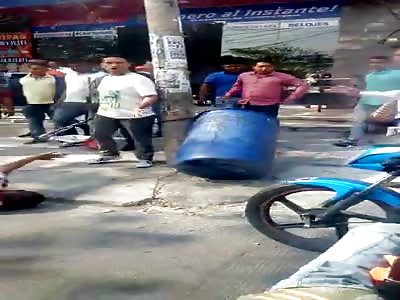 Car Thief Clubbed with Baseball Bat