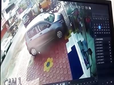 WTF! Crazy Bastard Burns Alive in the Street