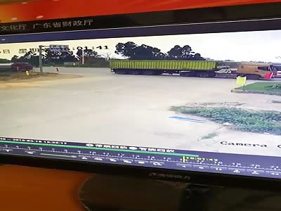 Bikers Crushed by Truck