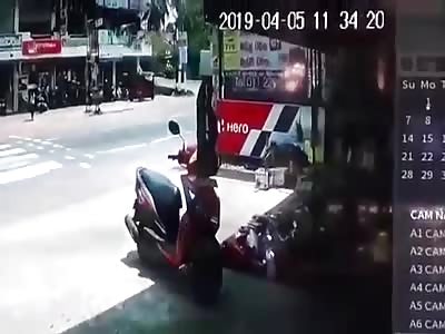 SHOCKING accident