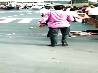 Biker was brutally Crushed