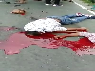 Heads Ripped off in Accident