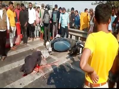 Biker Got Head Splatted