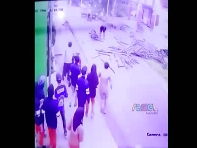 Biker Faceplants to Death