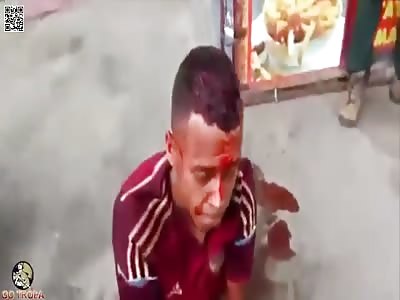 Bandit tries to rob a truck driver and takes very badly.