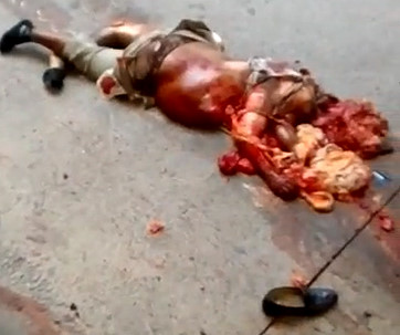 Truck Turns Elderly Lady into a Meatball