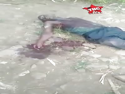 Civilian killed to shot