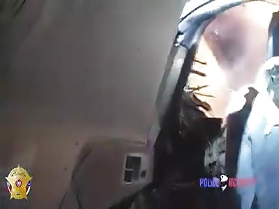 Bodycam Shows Harris County Deputies Saving Man From Burning Car