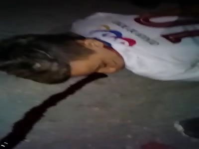  Young man 15 years old shot in the head