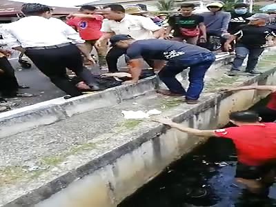 Accident in motorcycle