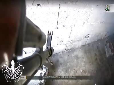 Turkey-backed activists in the vicinity of the city of Mare