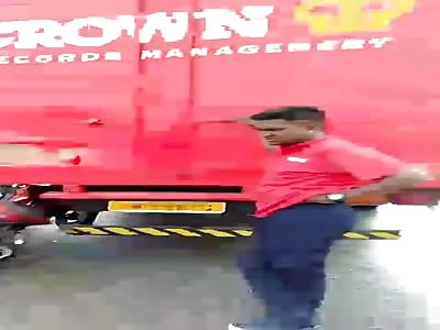 Seriously injured motorcyclist