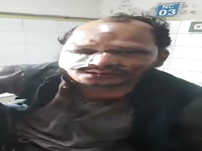 Muslim after beating