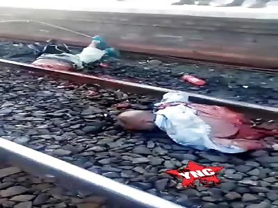 Man halved by train