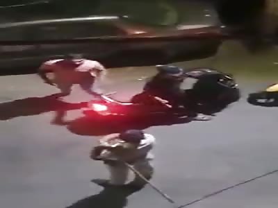 Dudes Punished on the Sidewalk by Bully